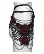 Punk Rave Black Gothic Bloody Rose Lace Hip Chains Harness