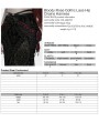 Punk Rave Black Gothic Bloody Rose Lace Hip Chains Harness