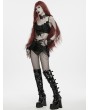 Punk Rave Black Gothic Rose Lace Hip Chains Harness