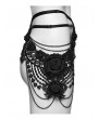 Punk Rave Black Gothic Rose Lace Hip Chains Harness