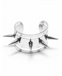 Punk Rave Silver Gothic Punk Studded Arm Cuff