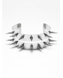 Punk Rave Silver Punk Spike Studded Gothic Choker