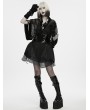 Punk Rave Black Dark Night Gothic Mesh Kimono for Women