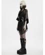 Punk Rave Black Dark Night Gothic Mesh Kimono for Women