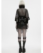 Punk Rave Black Dark Night Gothic Mesh Kimono for Women
