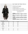 Punk Rave Black Dark Night Gothic Mesh Kimono for Women