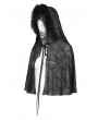 Eva Lady Black Gothic Rose Patterned Mesh Mantilla Veil