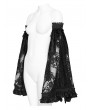 Eva Lady Black Gothic Floral Lace Bell Sleeves