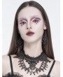 Eva Lady Black and Silver Retro Gothic Cross Beaded Necklace