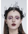 Eva Lady Black Gothic Branch Rose Crown Headdress