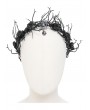 Eva Lady Black Gothic Branch Rose Crown Headdress