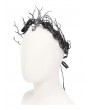 Eva Lady Black Gothic Branch Rose Crown Headdress