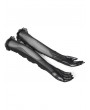 Eva Lady Black Gothic Mesh Patchwork Full Finger Gloves