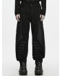 Punk Rave Black Gothic Punk Street Hardcore Pants for Men