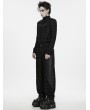 Punk Rave Black Gothic Punk Street Hardcore Pants for Men