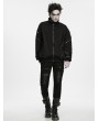 Punk Rave Black Gothic Punk Decadent Techwear Pants for Men
