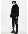 Punk Rave Black Gothic Punk Decadent Techwear Pants for Men