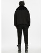 Punk Rave Black Gothic Punk Decadent Techwear Pants for Men