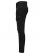 Punk Rave Black Gothic Punk Decadent Techwear Pants for Men