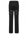 Punk Rave Black Gothic Stigmata Cross-Binder Pants for Men