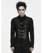 Punk Rave Black Gothic Punk Techwear Corset Waistband for Men