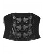Punk Rave Black Gothic Punk Techwear Corset Waistband for Men