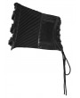 Punk Rave Black Gothic Punk Techwear Corset Waistband for Men