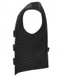 Punk Rave Black Gothic Punk Warrior Armor Vest for Men