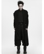 Punk Rave Black Gothic Decadent Cardigan Sweater for Men