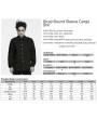 Punk Rave Black Gothic Strap Bound Sleeve Cargo Shirt for Men