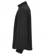 Punk Rave Black Gothic Punk Asymmetrical Shirt for Men