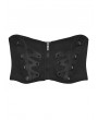 Punk Rave Black Gothic Punk Corset Waistband for Men