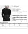 Punk Rave Black Gothic Punk Corset Waistband for Men
