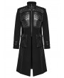 Punk Rave Black Gothic Dark Military Armor Punk Jacket for Men
