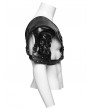 Punk Rave Black Gothic Skeletal Vanguard Shoulder Armor