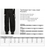 Punk Rave Black Gothic Techwear Two-Way Wear Trousers for Men