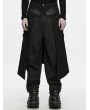 Punk Rave Black Gothic Techwear Punk Skirt for Men