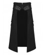 Punk Rave Black Gothic Techwear Punk Skirt for Men