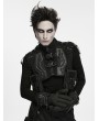Punk Rave Black Gothic Punk Techwear Gloves for Men