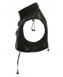 Punk Rave Black Gothic Short Techwear Punk Vest for Men