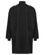Punk Rave Black Gothic Punk Dark Long Cardigan for Men