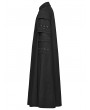 Punk Rave Black Gothic Ruins Era Rivet Strap Cloak for Men