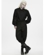 Punk Rave Black Gothic Military Cargo Pants for Men