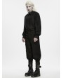 Punk Rave Black Gothic Military Cargo Pants for Men