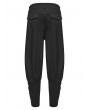 Punk Rave Black Gothic Military Cargo Pants for Men