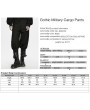 Punk Rave Black Gothic Military Cargo Pants for Men