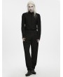 Punk Rave Black Gothic Court Long Sleeve T-shirt for Men