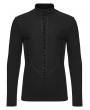 Punk Rave Black Gothic Court Long Sleeve T-shirt for Men