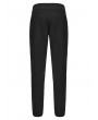 Punk Rave Black Gothic Ink Ruins Batwing Pleated Trousers for Men