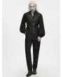Punk Rave Black Gothic Retro Court Long Pants for Men